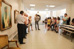 GLST, obisk udelezencev 20 Malega likovnega tabora, foto Alenka Strazisar Lamovsek (1)